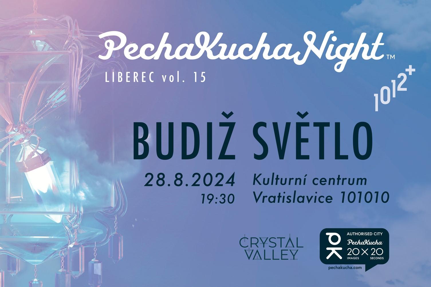 Talkshow: PECHAKUCHA NIGHT LIBEREC 15 – BUDIŽ SVĚTLO